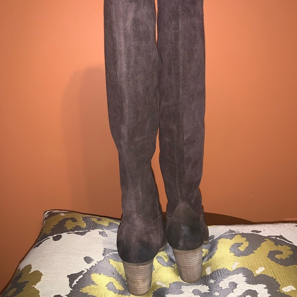 NEW Ralph Lauren Denim & Supply Series Brown Suede Leather tall boot 7.5M - Picture 4 of 13